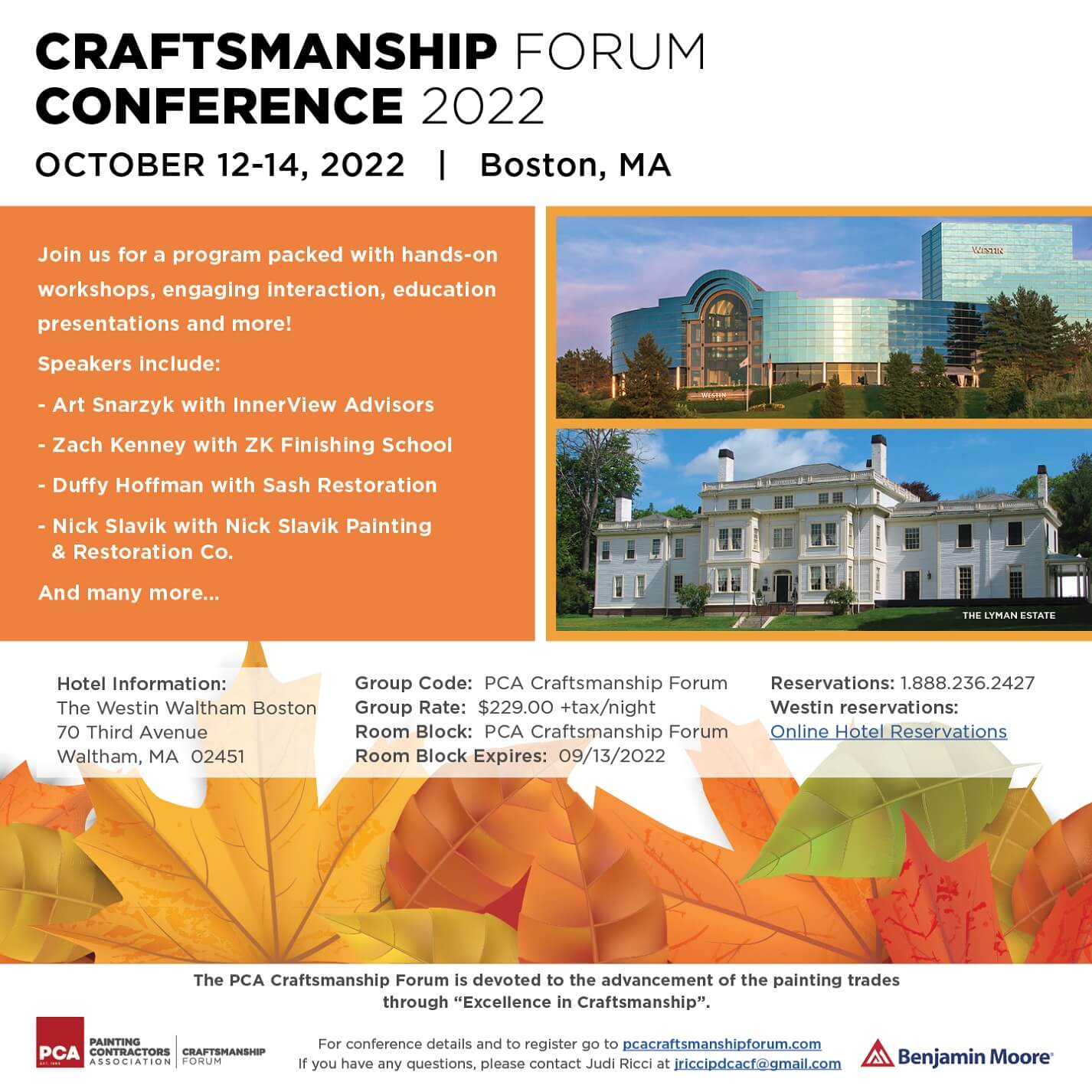 2022 Craftsmanship Forum Conference